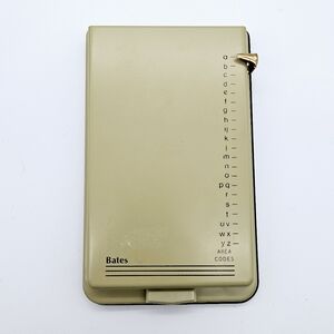 VINTAGE | Bates List Finder Secretary mwtal address & phone book